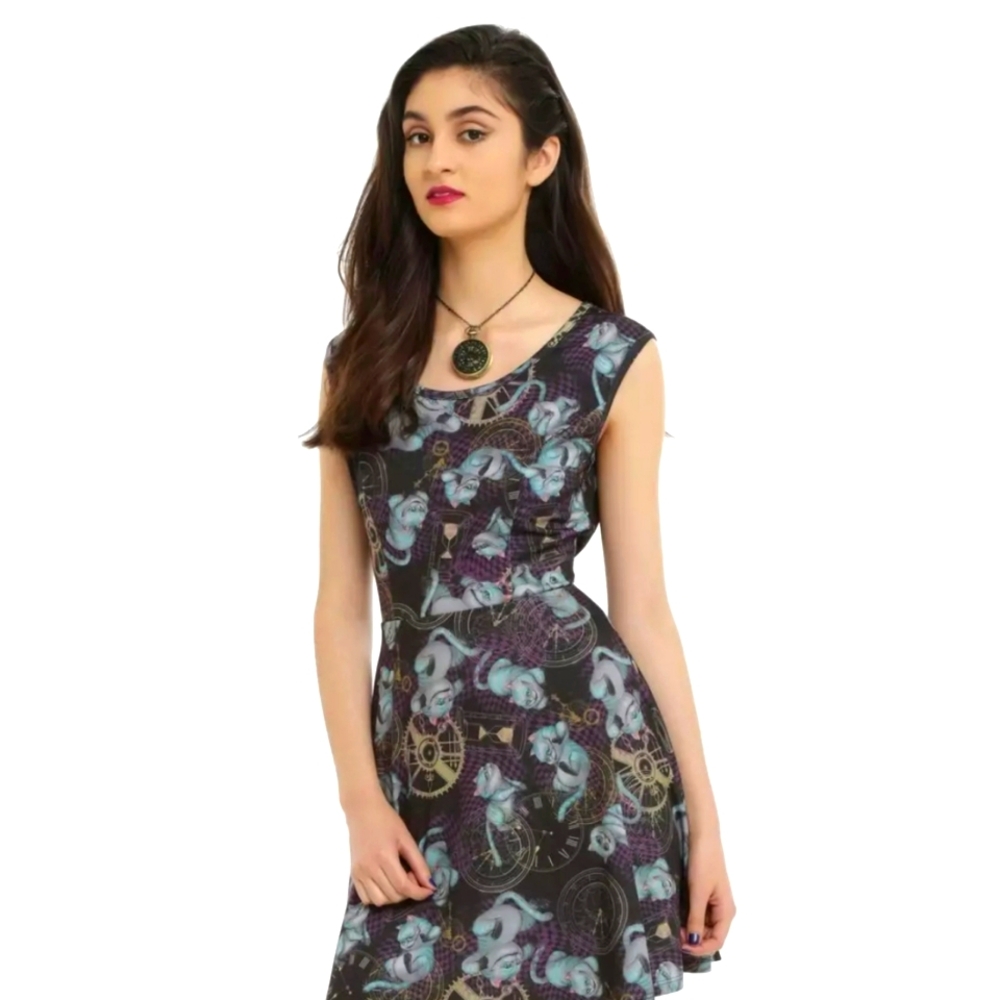 Disney Alice in Wonderland  Cheshire Cat Skater Dress